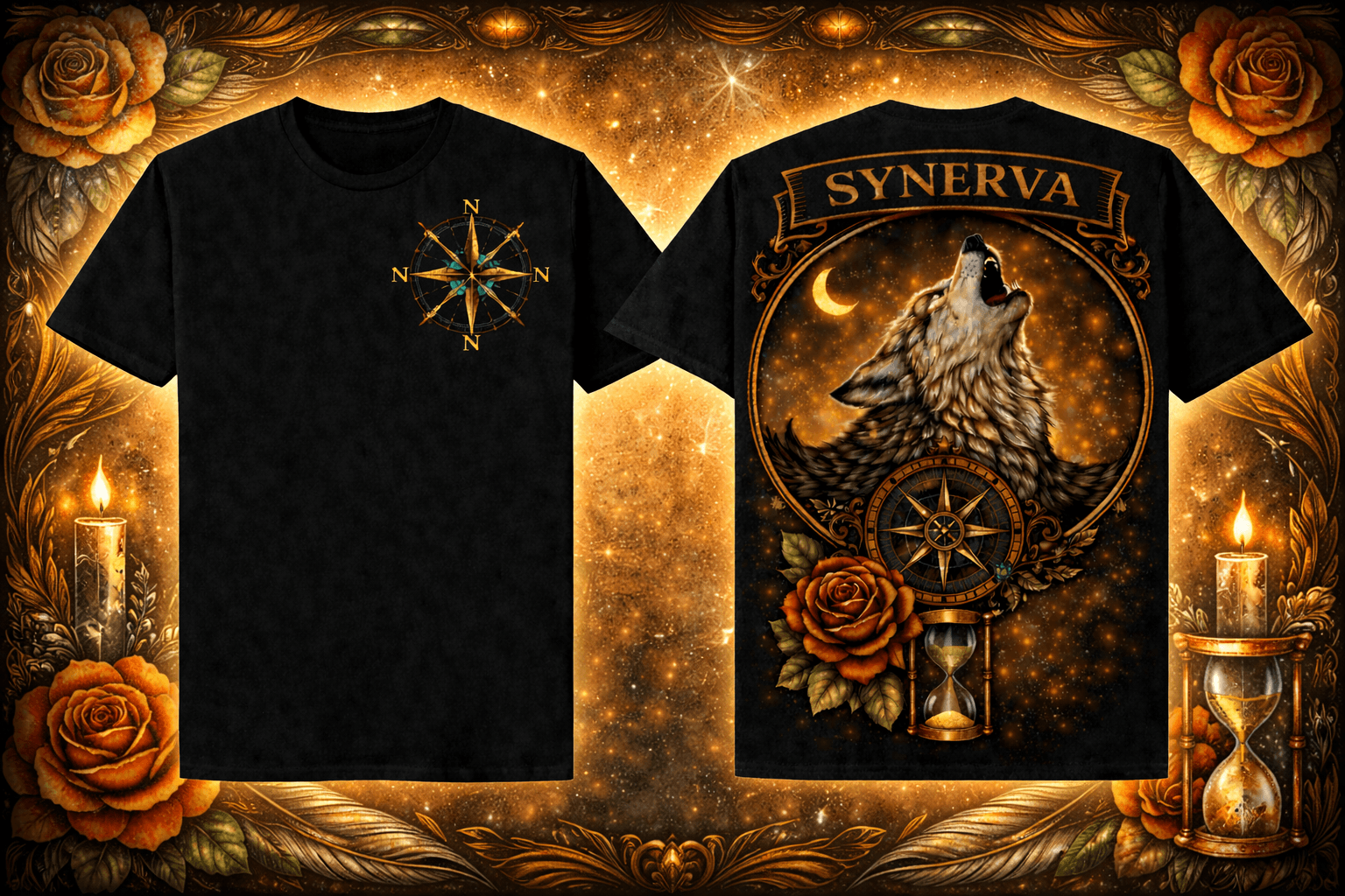Synerva Essentials shirt mockup: Weightless Resolve