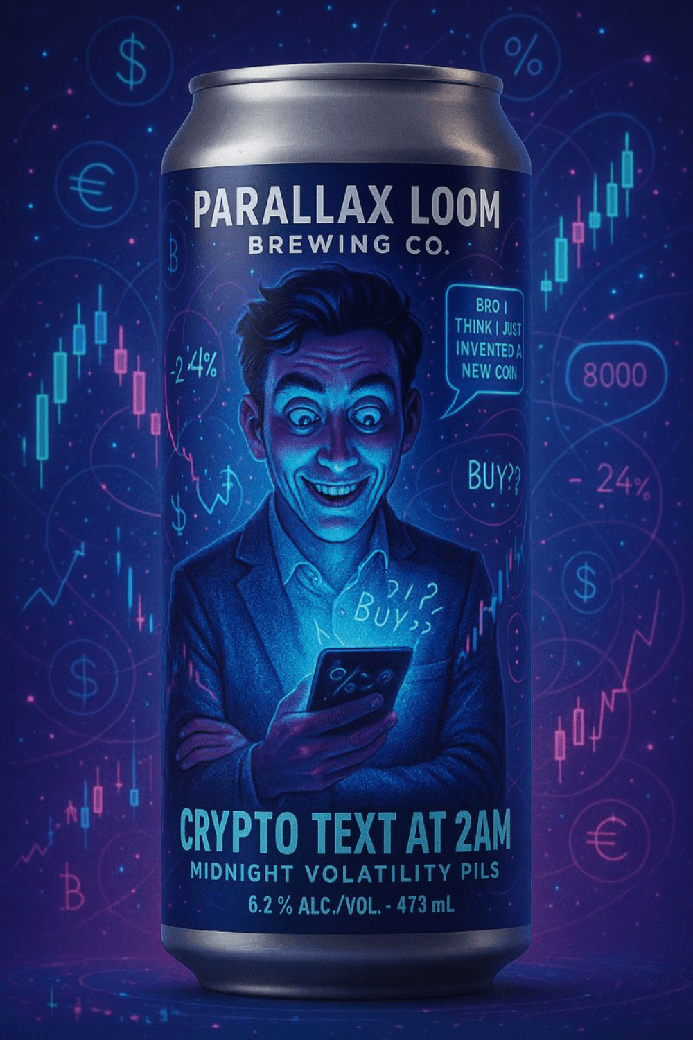 Parallax Loom can design - crypto text at 2 am v1