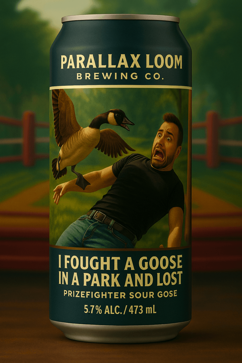 Parallax Loom can design - fought a goose in a park and lost v1