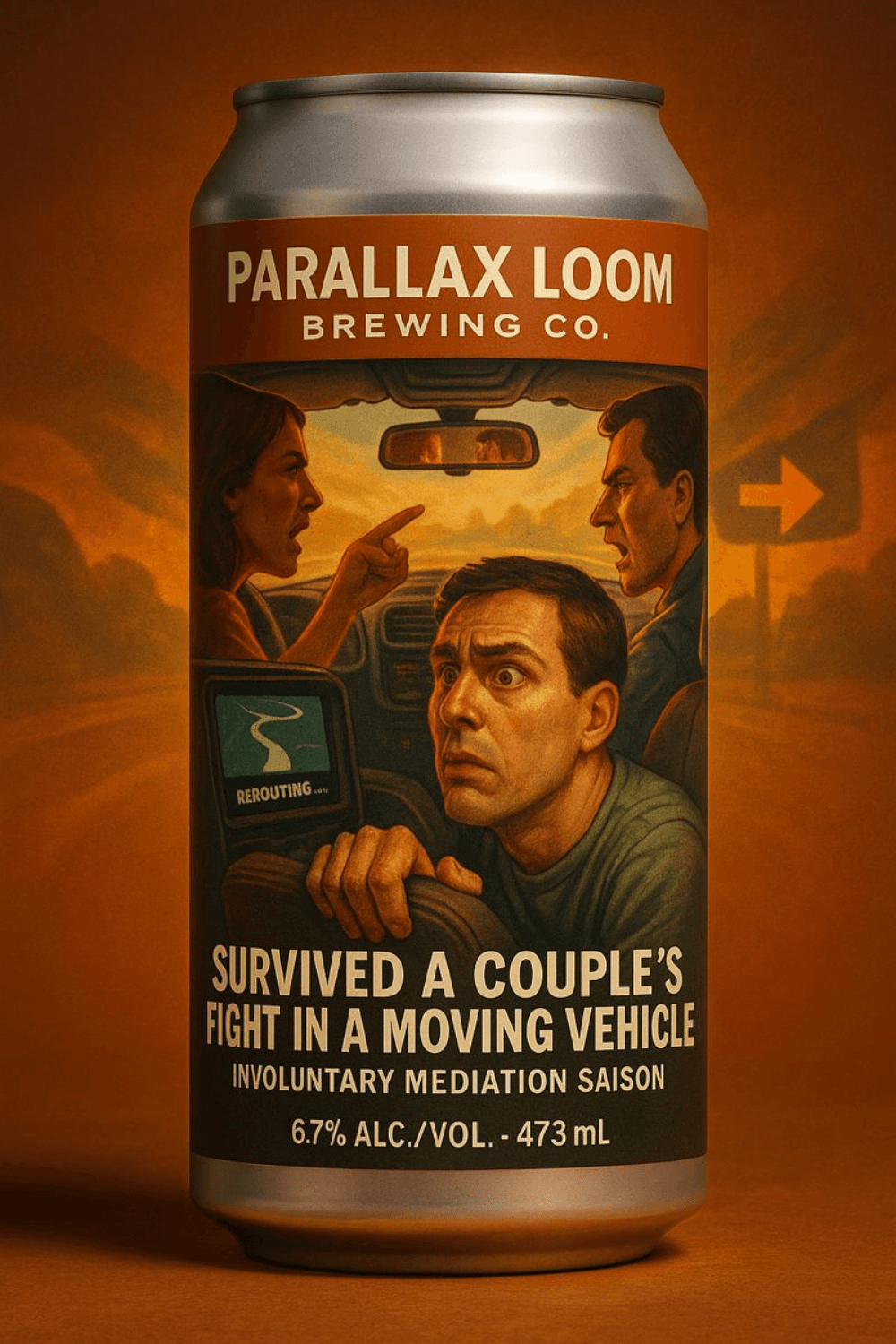 Parallax Loom can design - survived a couples fight in a moving vehicle
