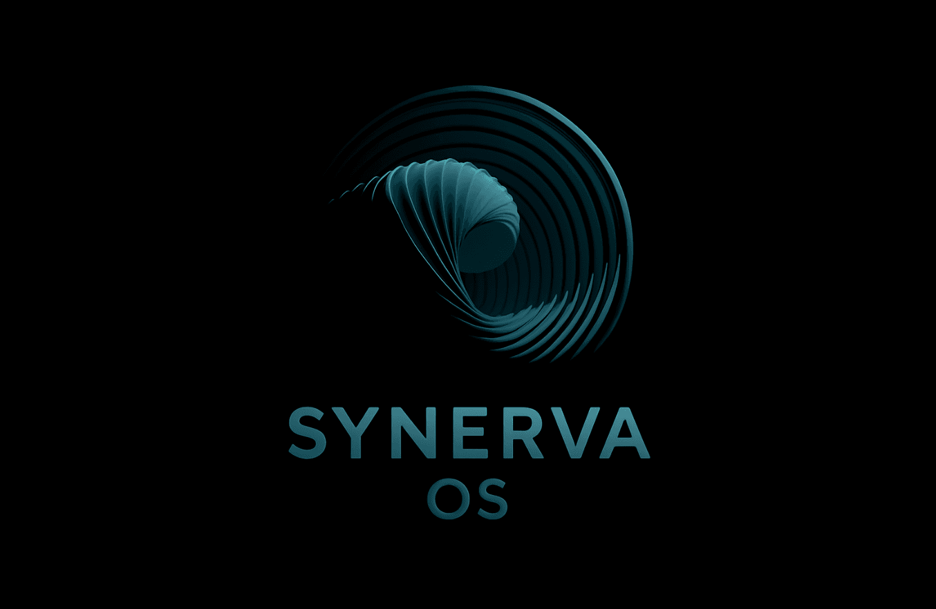 Synerva OS crest and mark